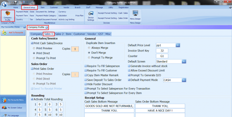 - IRS Software