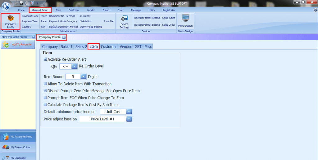 - IRS Software