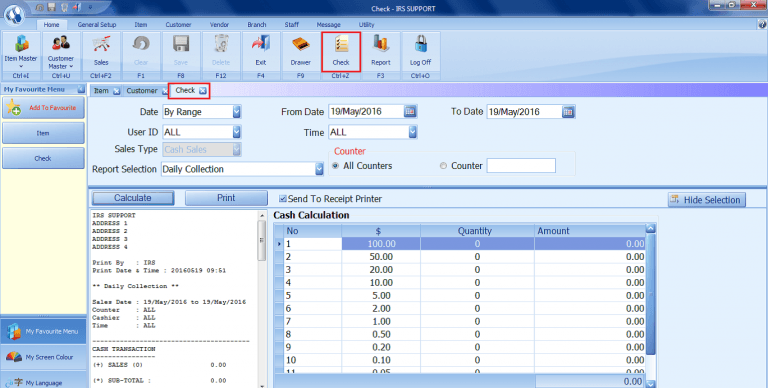 - IRS Software