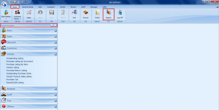 - IRS Software